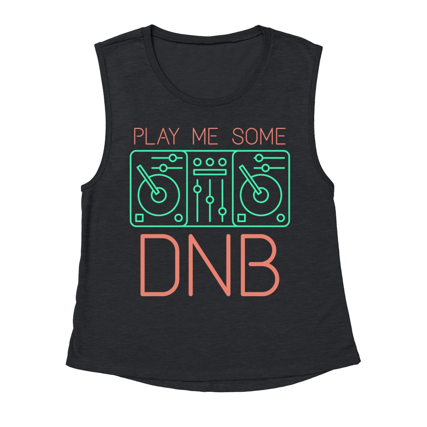 Music Life - DNB Merchbar Music Life Muscle Tank | Play Me Some DNB Merchbar Music Life Tank Top