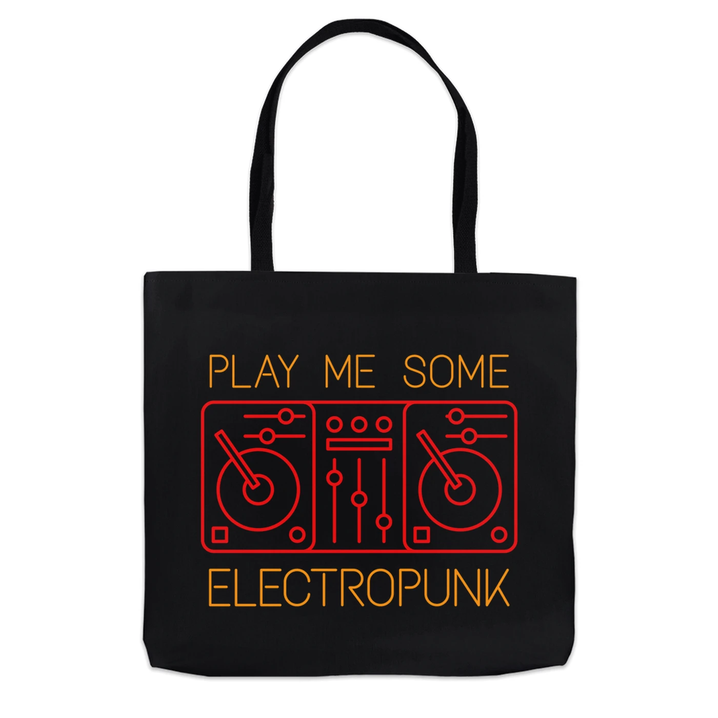 Music Life - Electropunk Merchbar Music Life Tote Bag | Play Me Some Electropunk Merchbar Music Life Bag