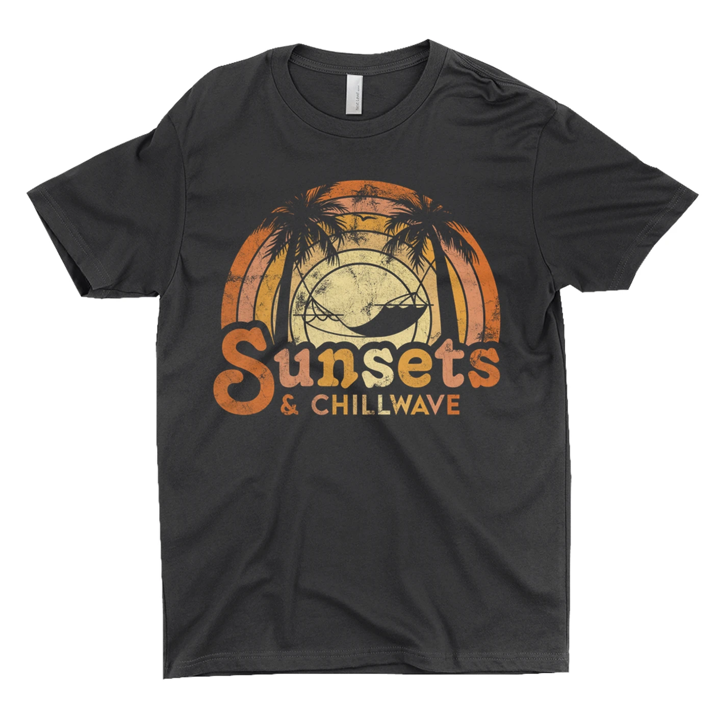 Music Life - Chillwave Merchbar Music Life T-Shirt | Sunsets & Chillwave Distressed Merchbar Music Life Shirt