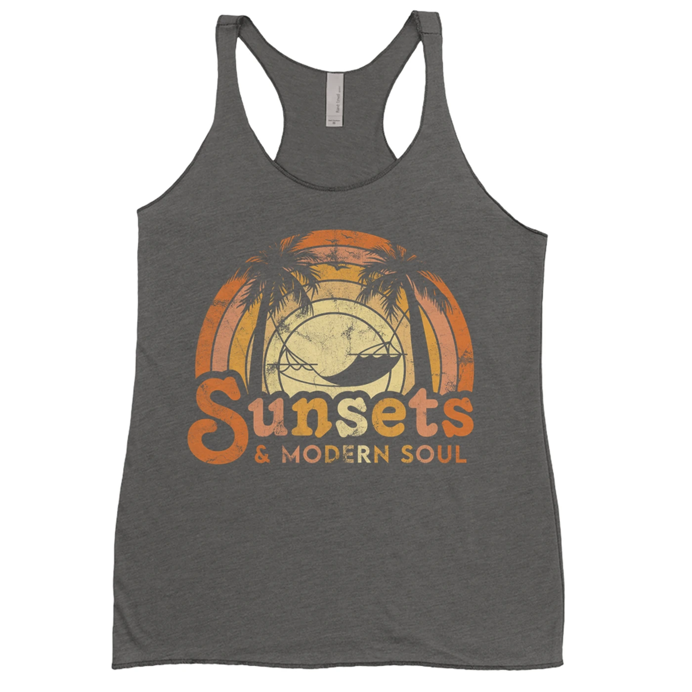 Music Life - Soul Merchbar Music Life Ladies' Tank Top | Sunsets & Modern Soul Distressed Merchbar Music Life Shirt