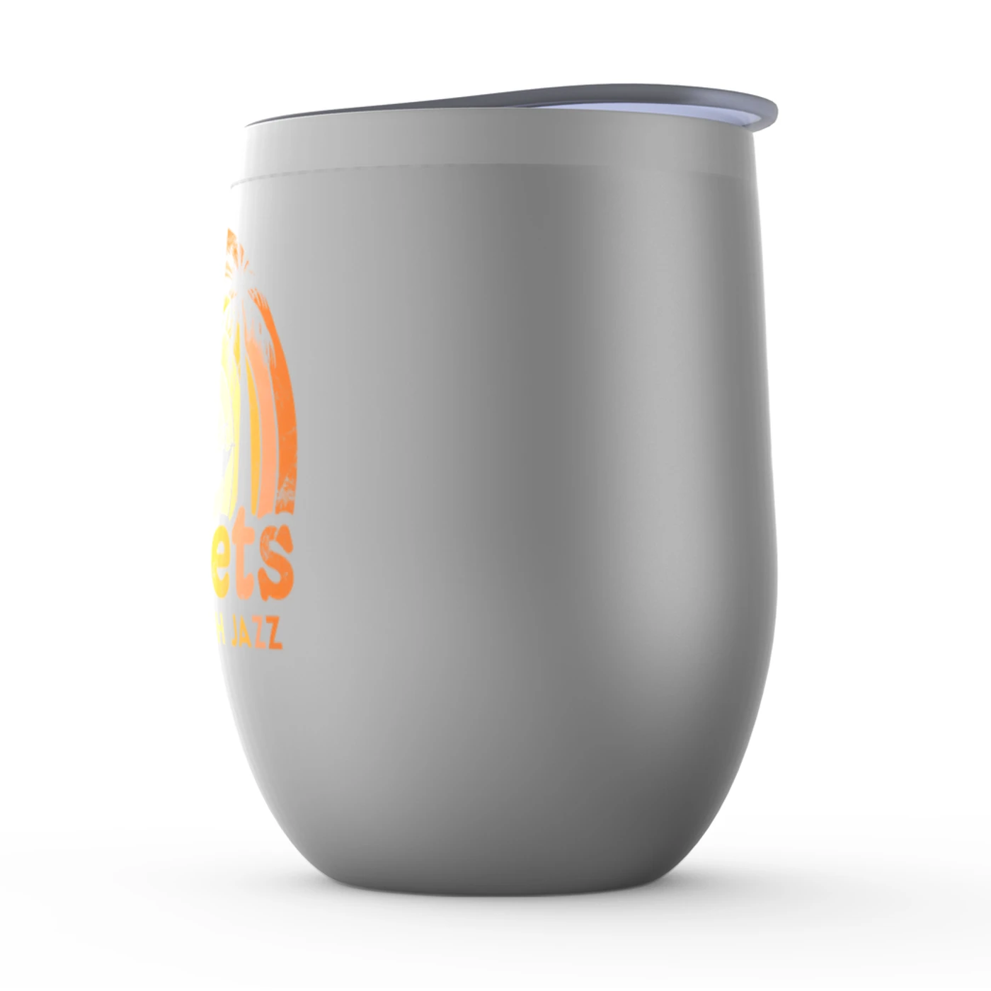 Music Life - Jazz Merchbar Music Life Wine Tumbler | Sunsets & Smooth Jazz Distressed Merchbar Music Life Stemless Wine Tumbler