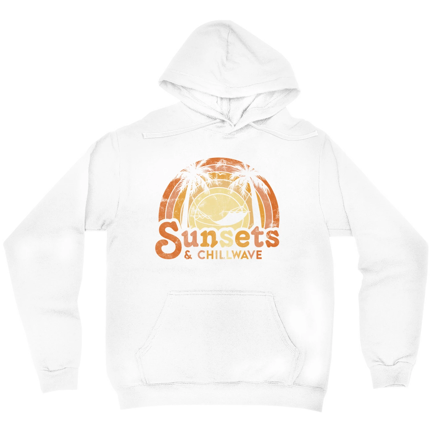 Music Life - Chillwave Merchbar Music Life Hoodie | Sunsets & Chillwave Distressed Merchbar Music Life Hoodie