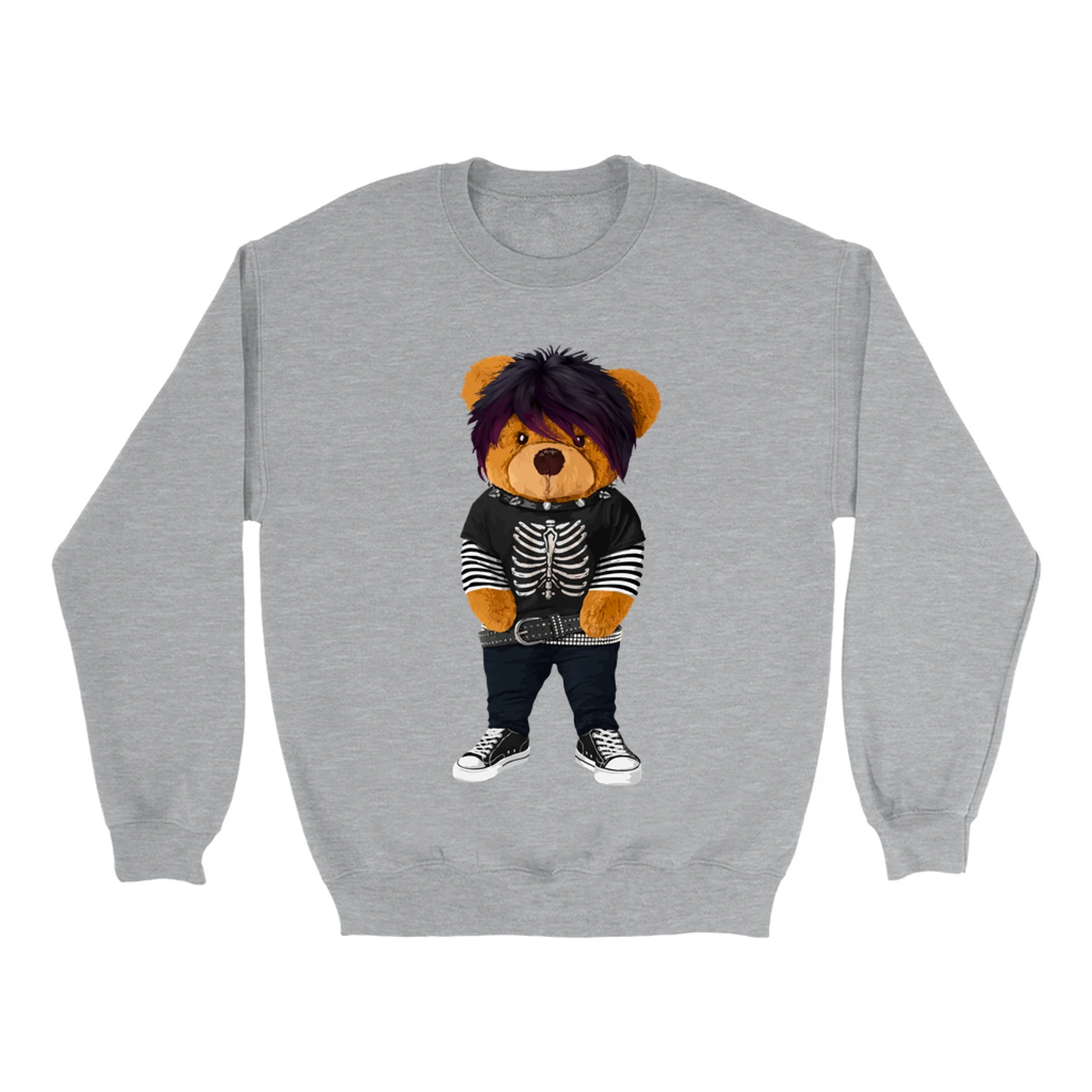 Merchbar Music Life Sweatshirt | Emo Teddy Merchbar Music Life Sweatshirt