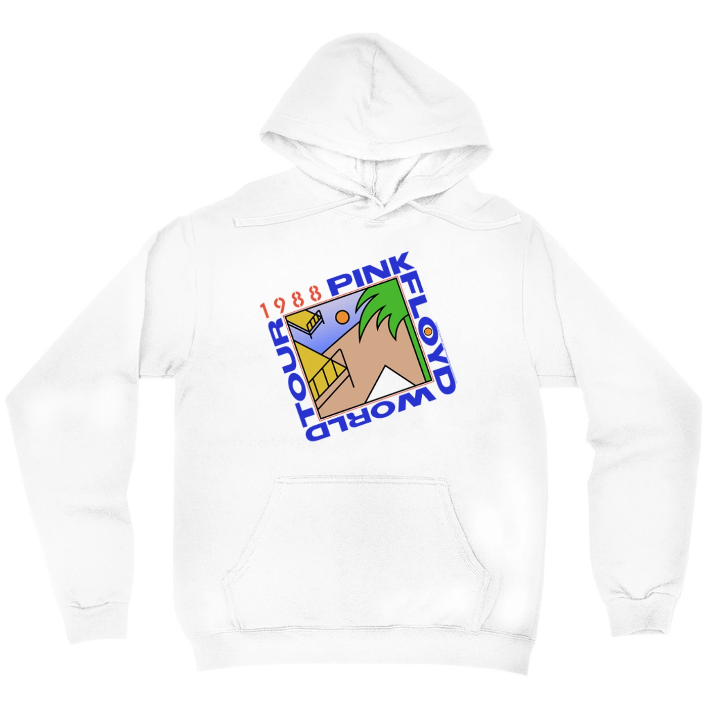 Pink Floyd Hoodie | Pink Floyd '88 World Tour Pink Floyd Hoodie