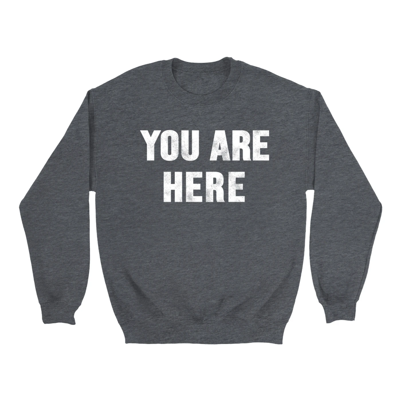John Lennon Sweatshirt | You Are Here Distressed Design Worn By John Lennon John Lennon Sweatshirt