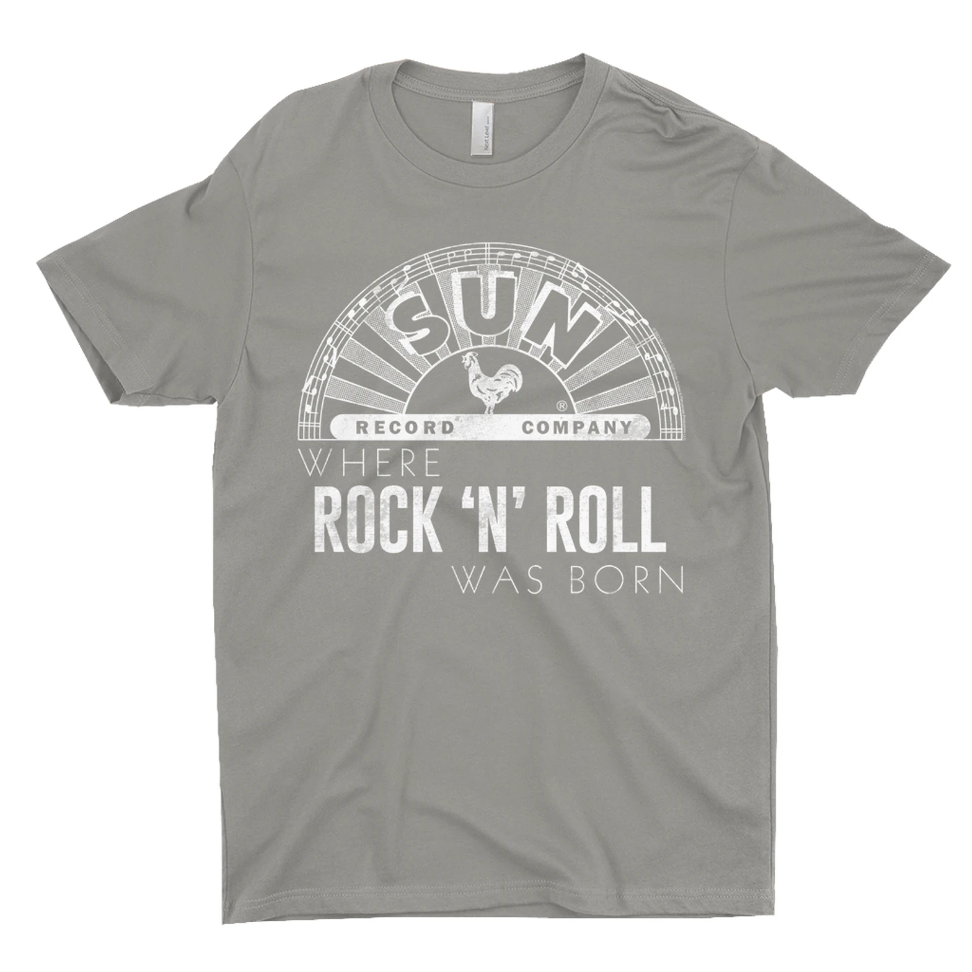 Sun Records T-Shirt | White Logo Where Rock N' Roll Was Born Sun Records Shirt