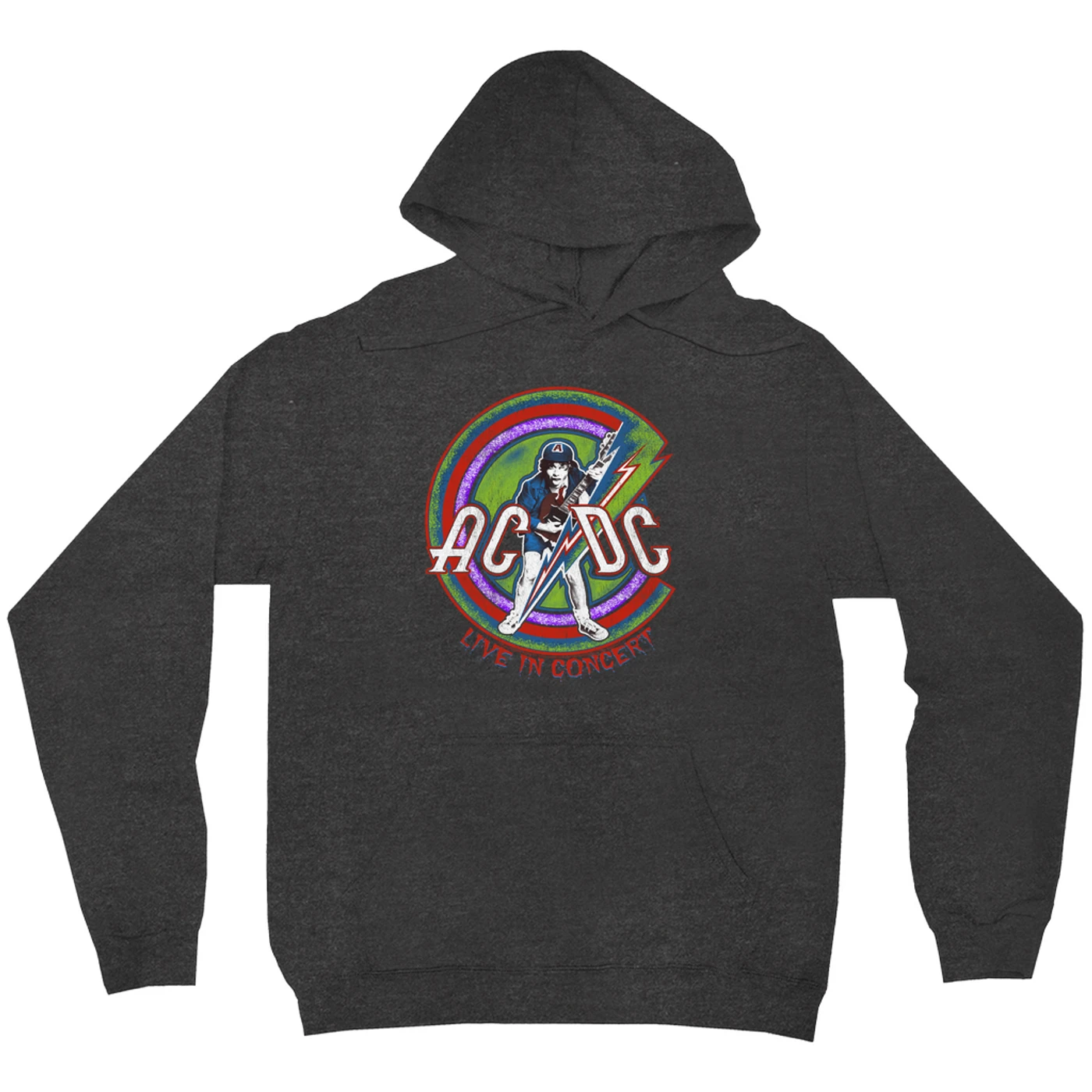 AC/DC Hoodie | Retro Stitched Live In Concert Reissue ACDC Hoodie