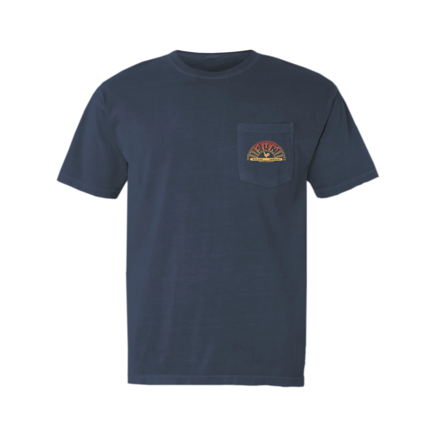 Sun Records T-Shirt | Red Ombre Logo Sun Records Pocket T-shirt