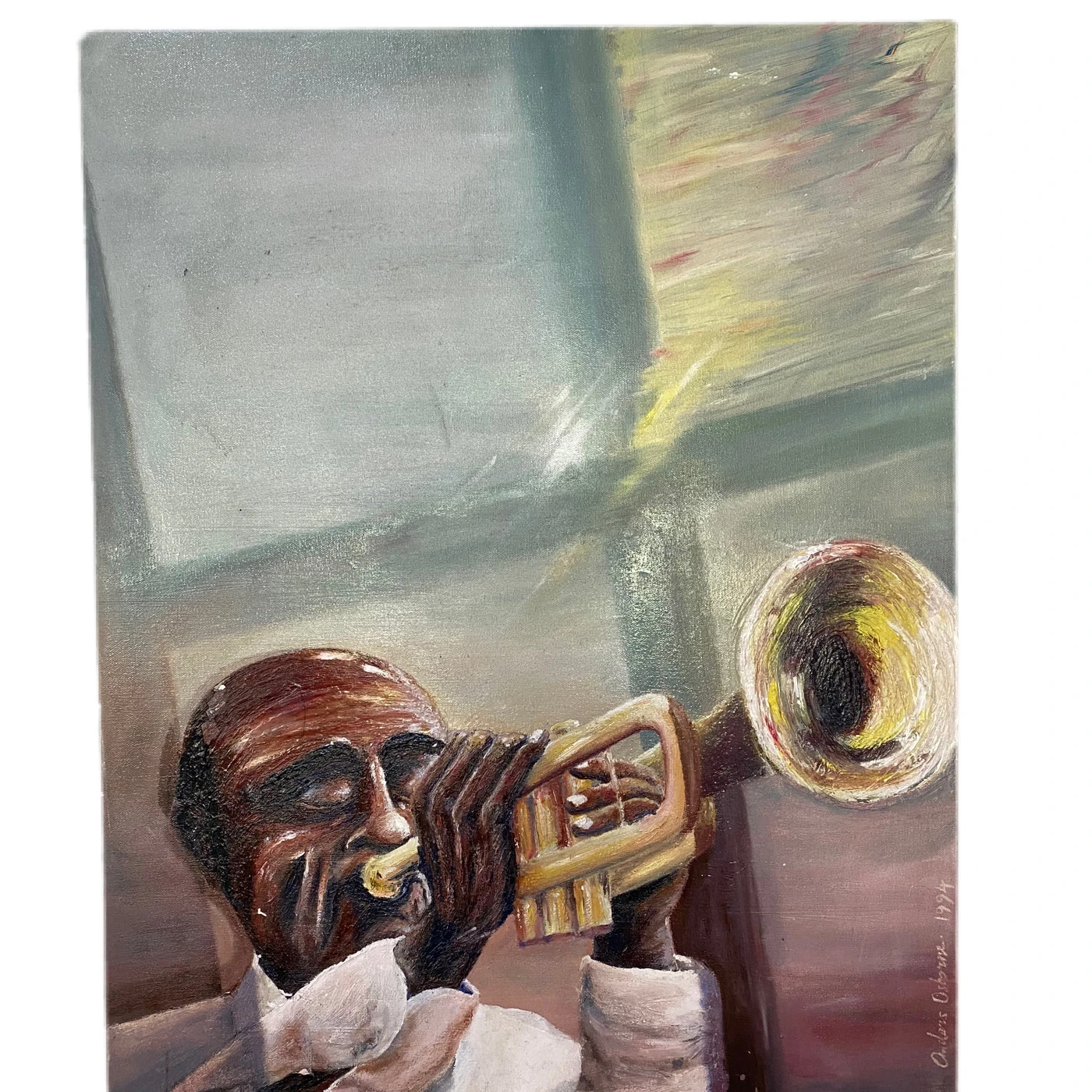 Anders Osborne Lepage Street Blues  - Oil on Canvas - 22" x 28"