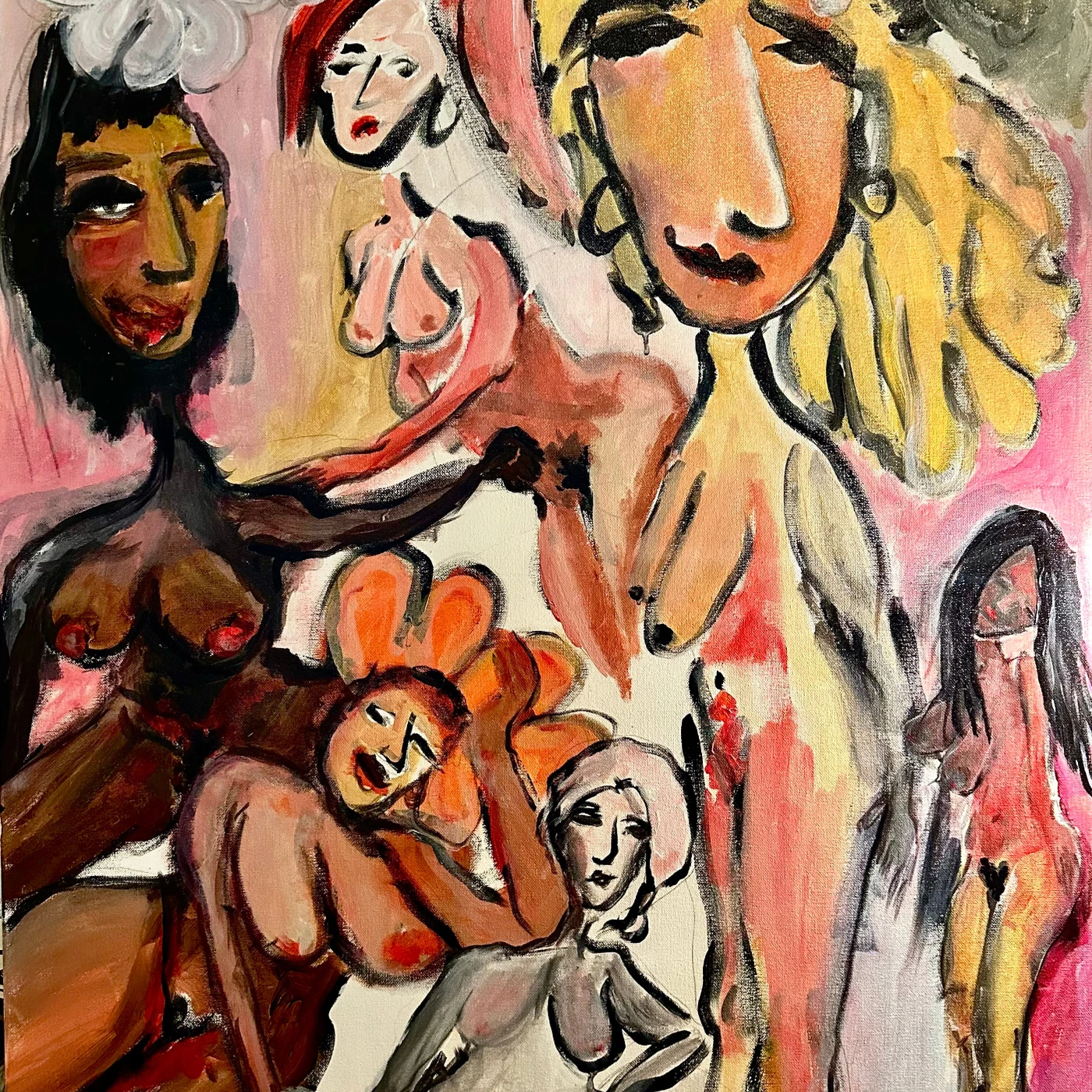 Anders Osborne "Pink Dream" - Acryllic on Canvas