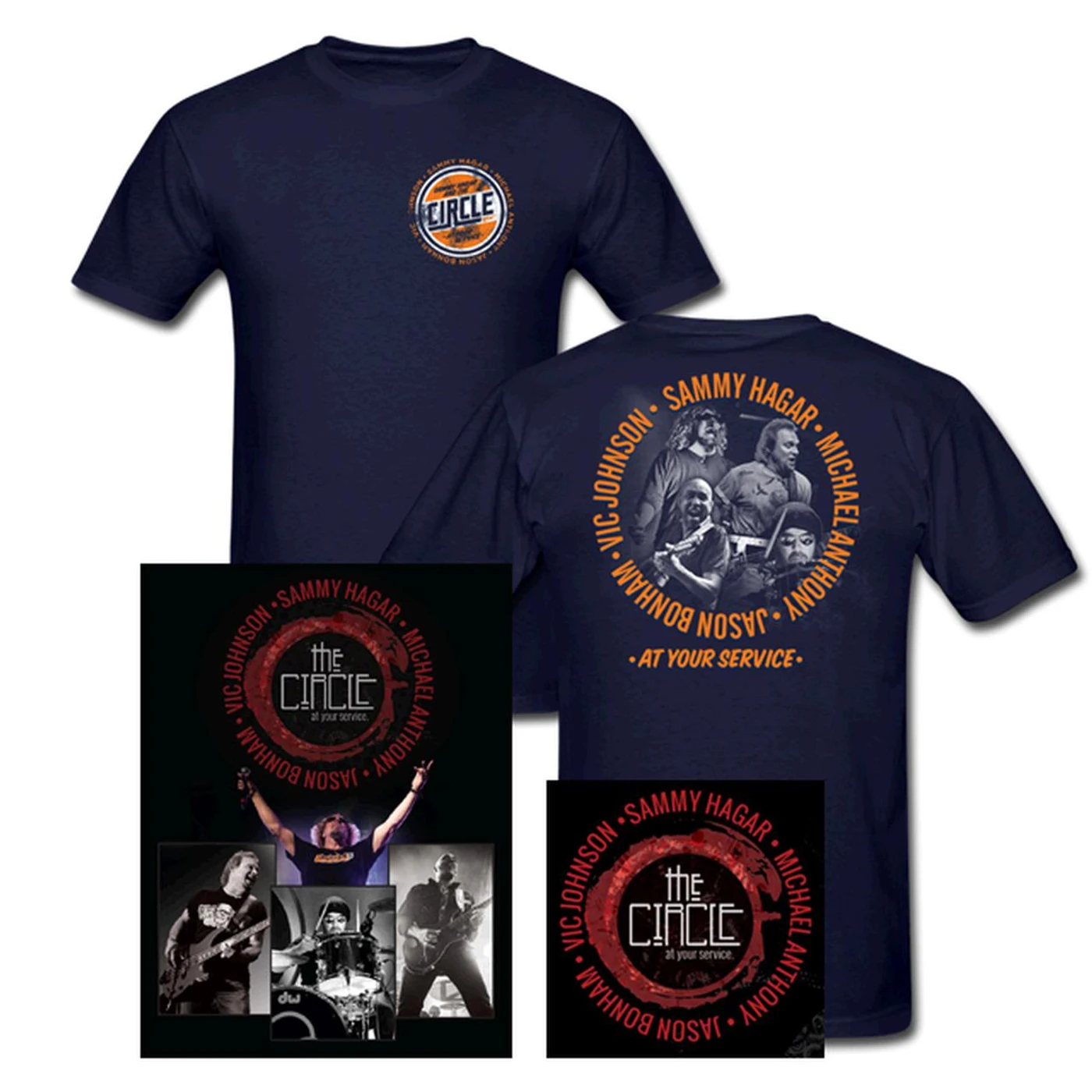 Sammy Hagar Circle CD + DVD + T-shirt Bundle