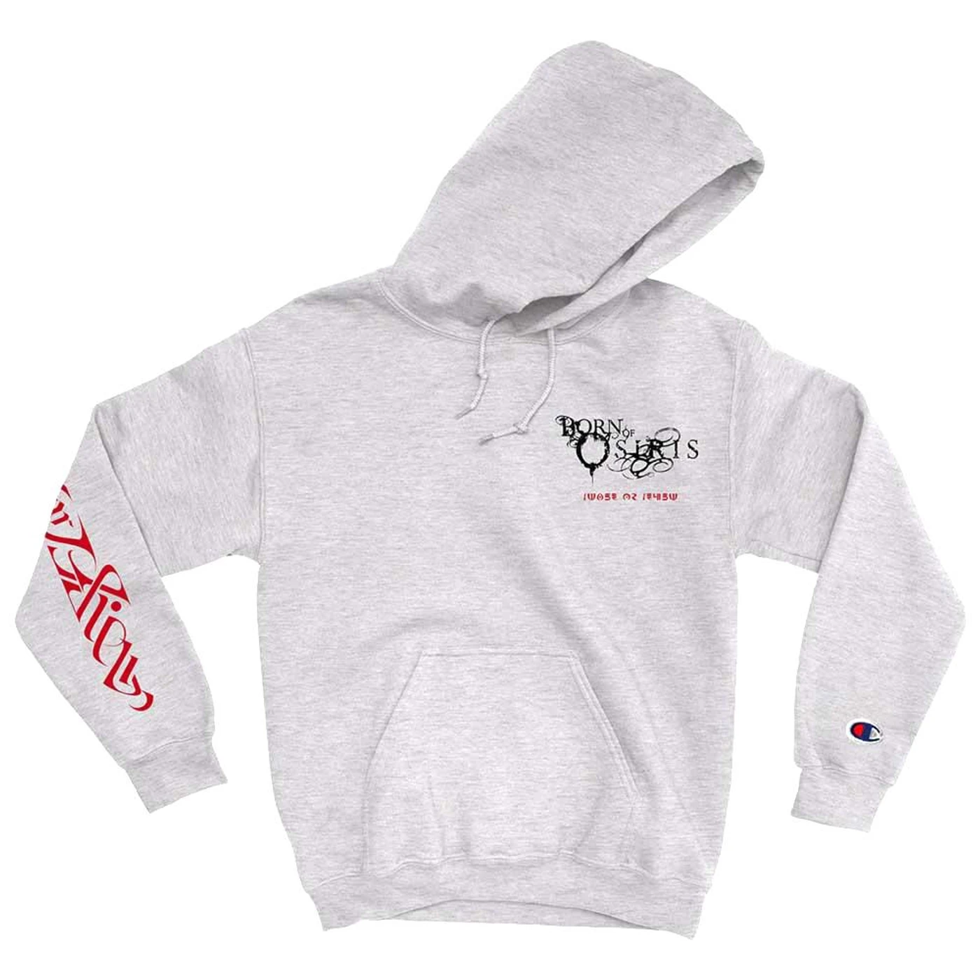 Born Of Osiris - "Oathbreaker" Light Grey Champion Hoodie