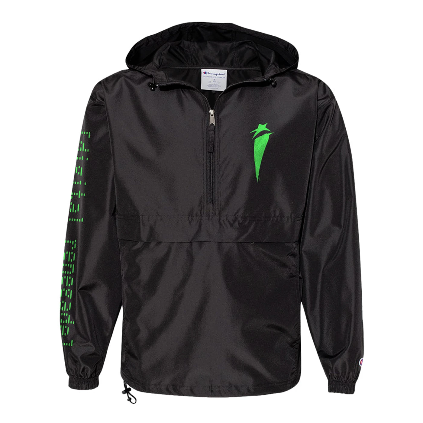 I See Stars -Digital Renegade Black Champion Windbreaker