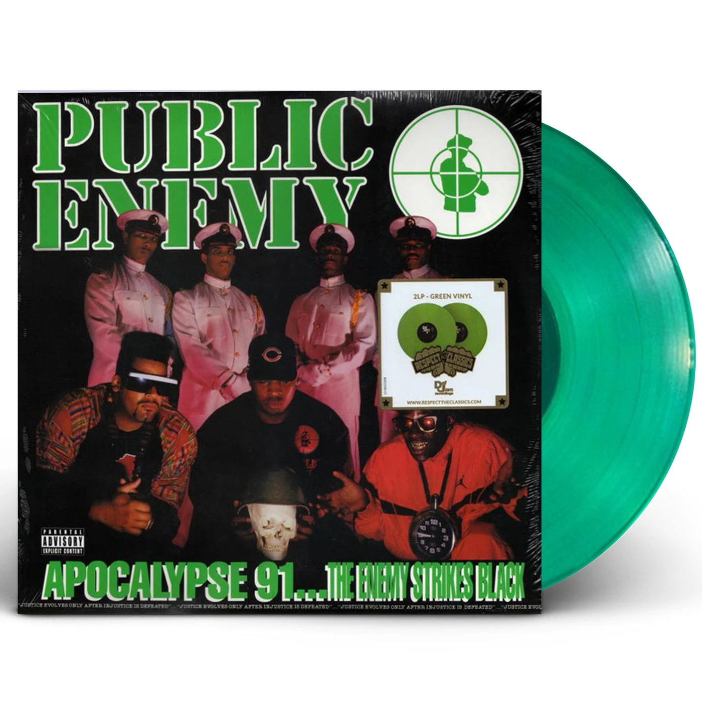Public Enemy "Apocalypse 91... The Enemy Strikes Black" LP Green Vinyl 2xLP (SOLD OUT)