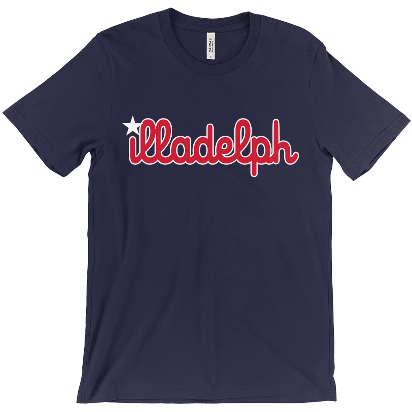 OKAYPLAYER Modern Illadelph Navy T-Shirt