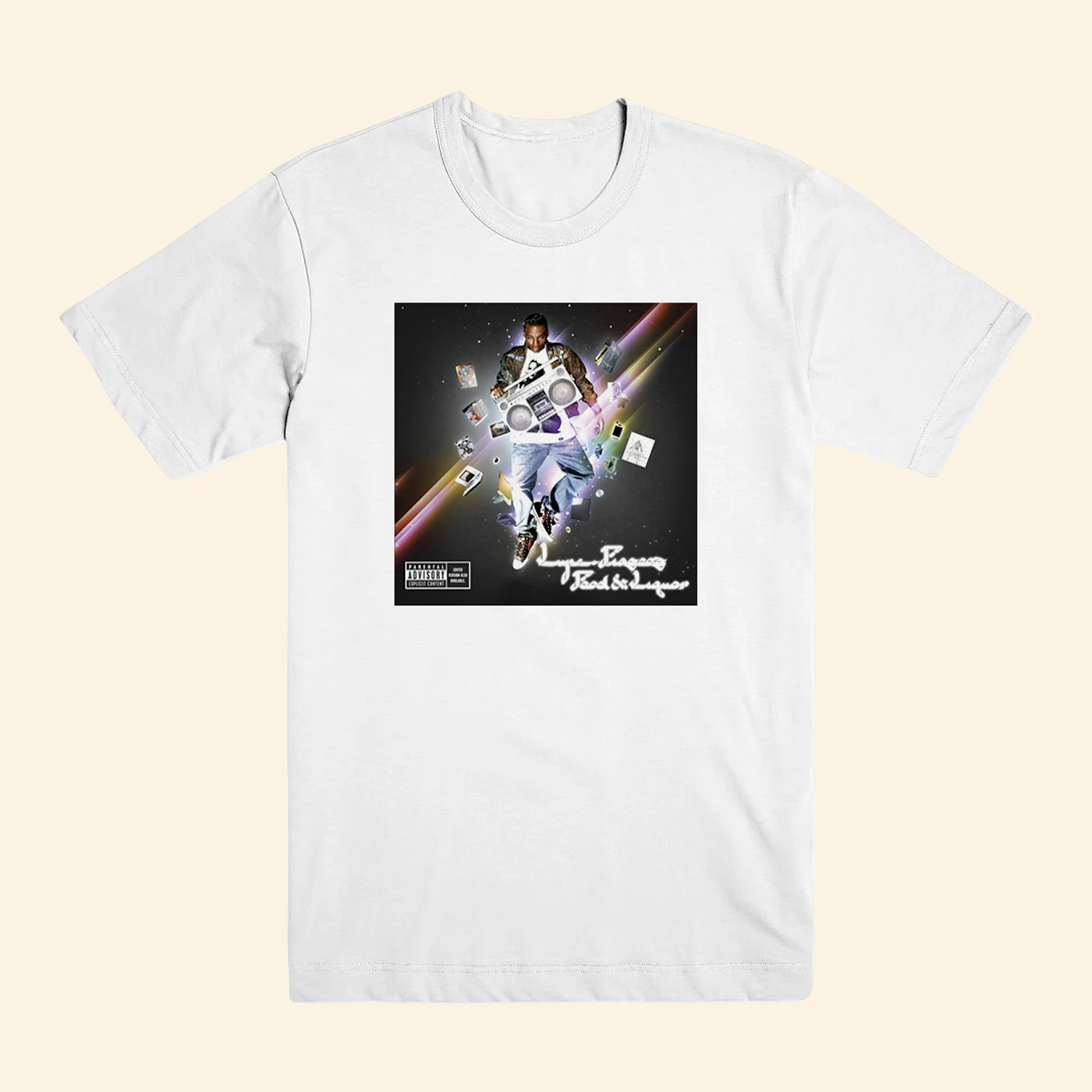 Lupe Fiasco Food & Liquor White T-shirt