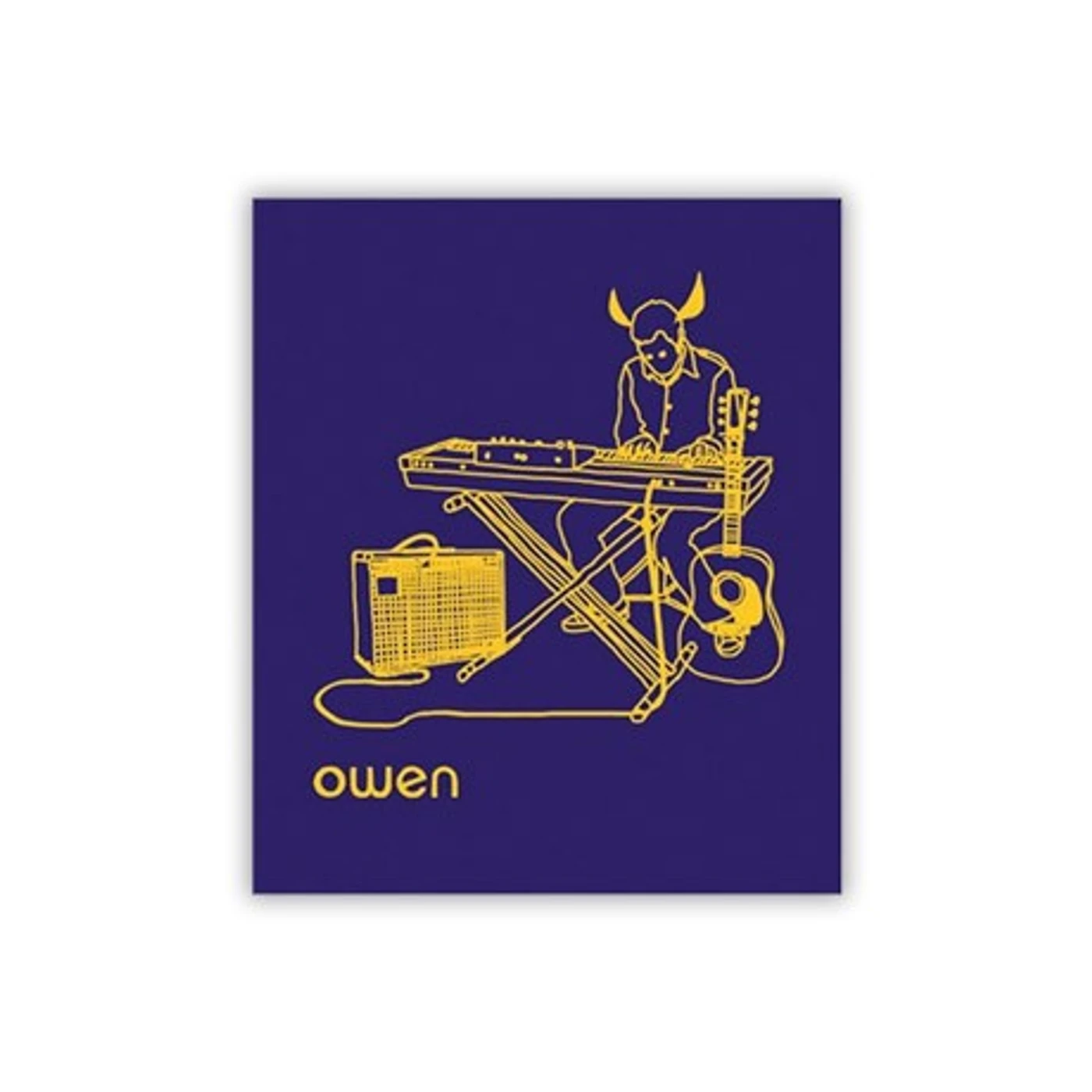 Owen Horns, Guitar, and Keys Sticker