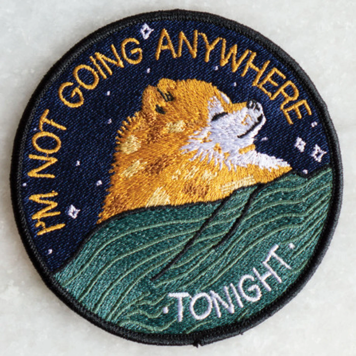 Owen PVxSHC: I'm Not Going Anywhere Tonight Patch (3.5")