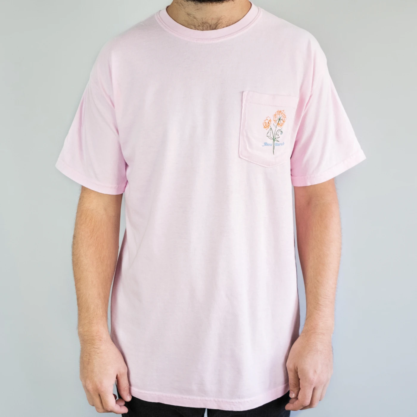 Anna Burch Wall Flowers Pocket T-Shirt
