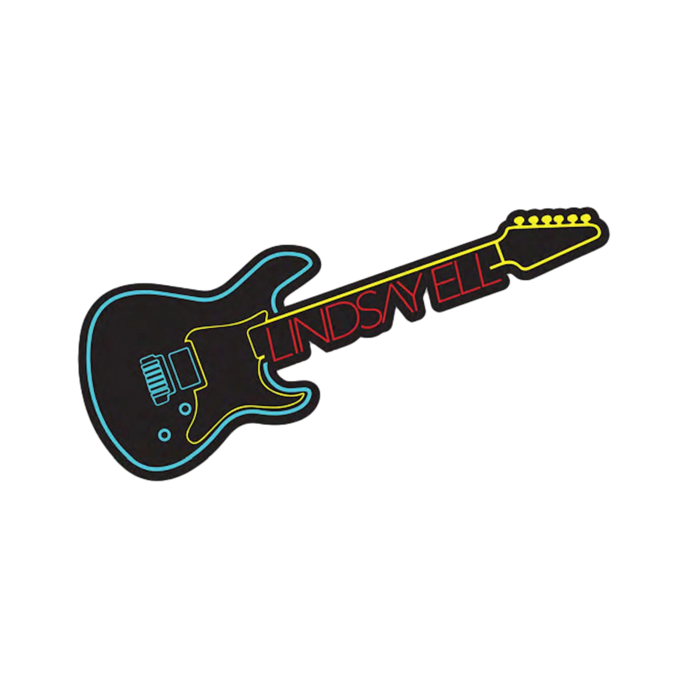 Lindsay Ell guitar sticker