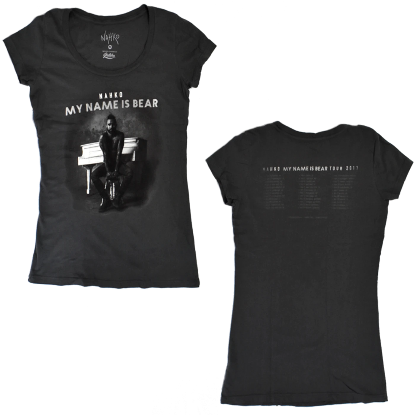 Nahko And Medicine For The People My Name Is Bear Ladies Tour T-Shirt