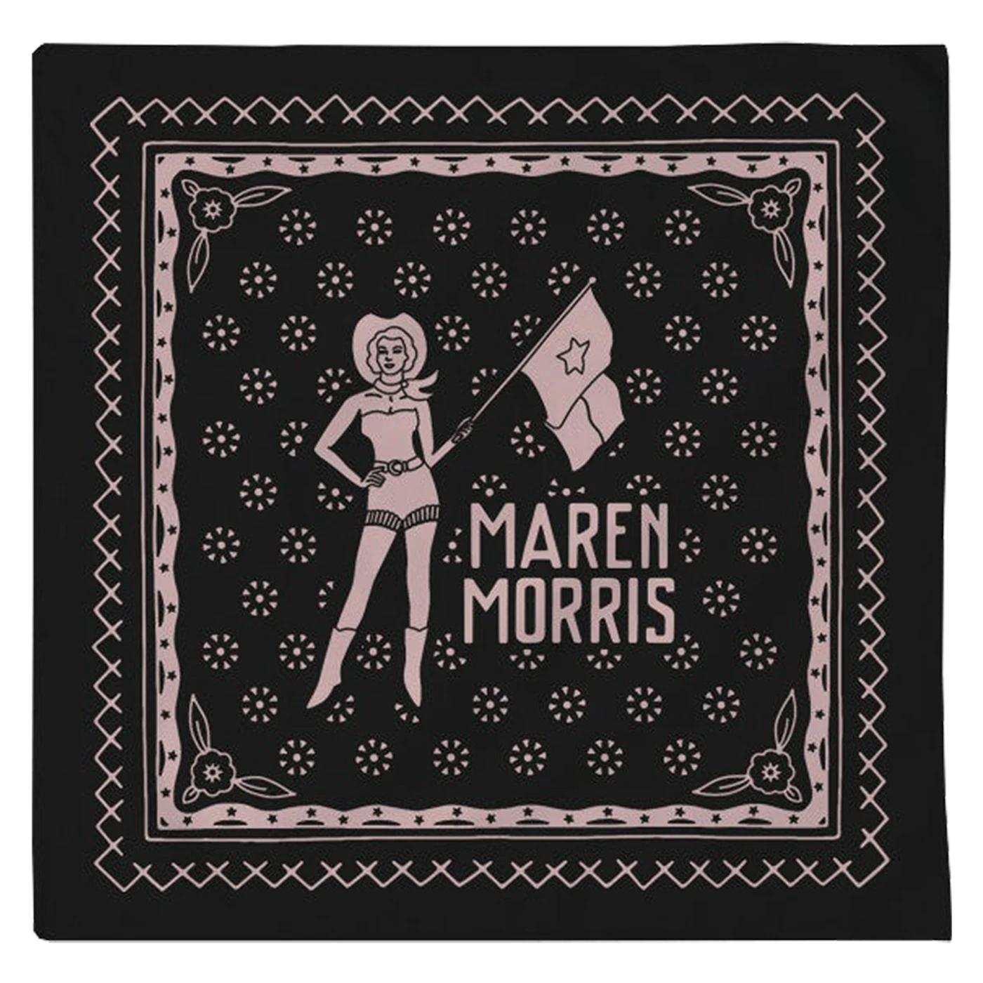 Maren Morris texas rodeo black bandana