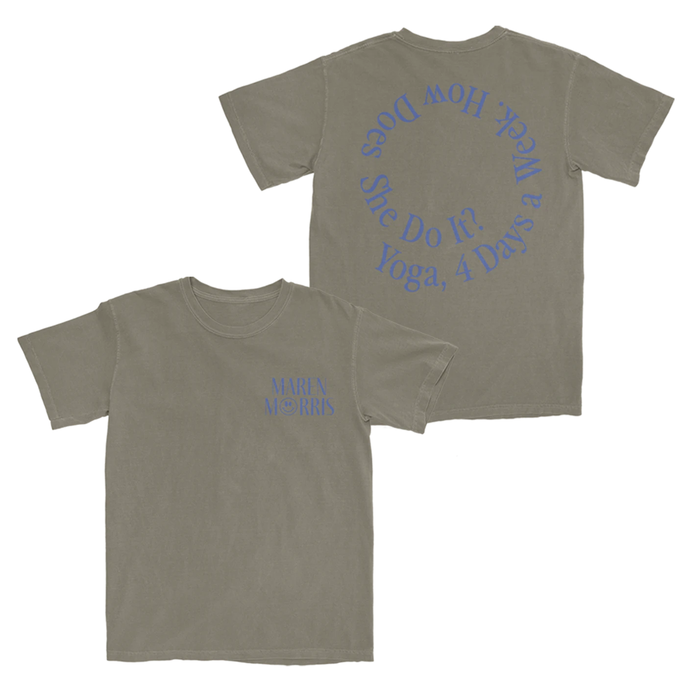Maren Morris yoga 4 days a week tee