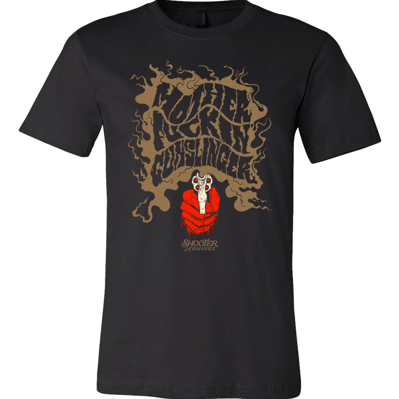 Shooter Jennings Gun Smoke T-Shirt