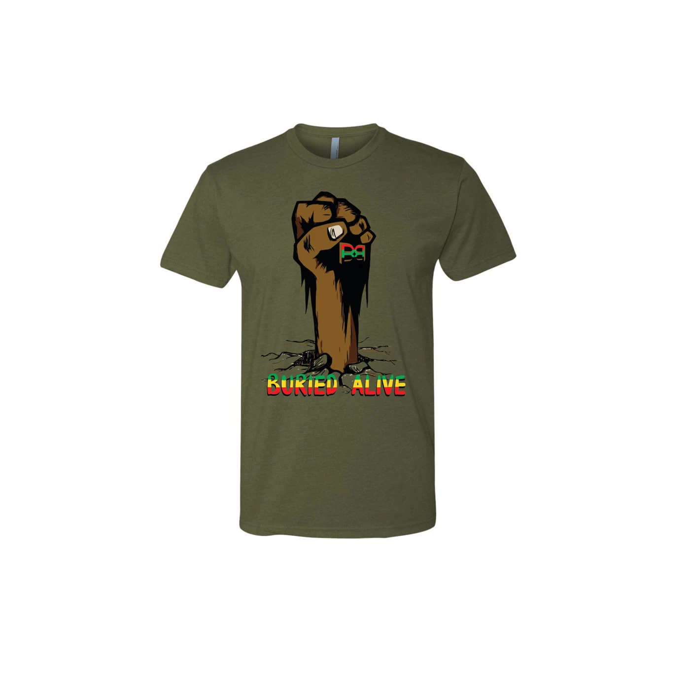 Buju Banton Green Buried Alive T-Shirt
