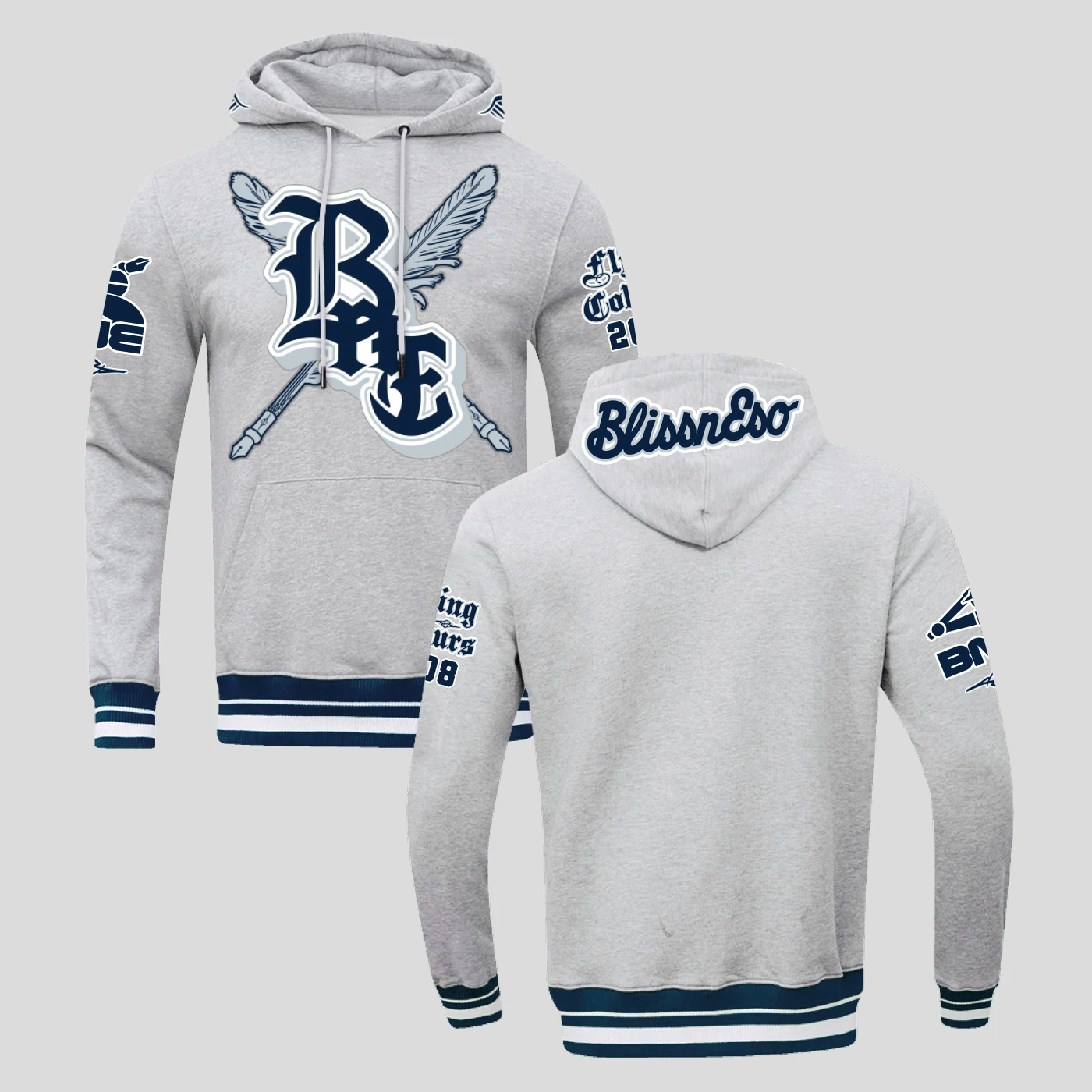 Bliss n Eso Flying Colours 15th Anniversary Limited Edition Grey Tracksuit Set