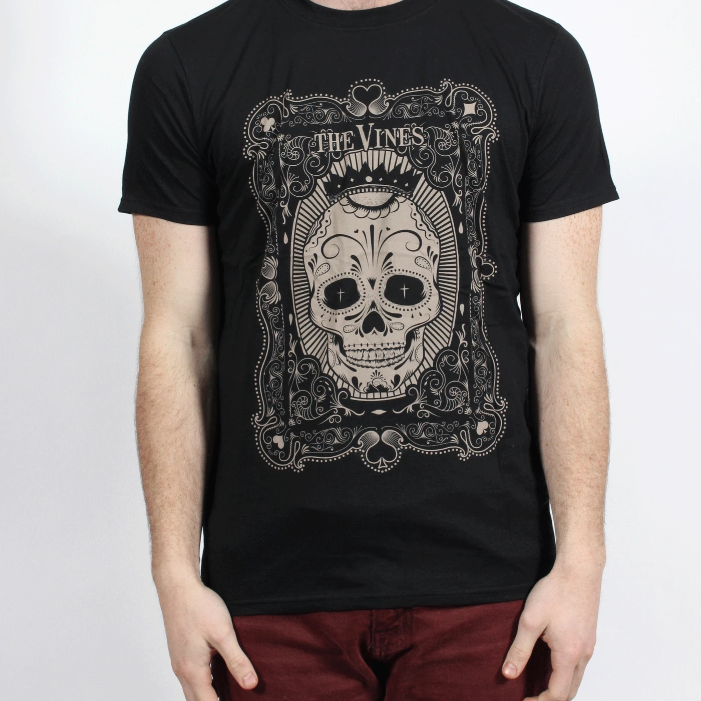 The Vines Skull Black Tshirt