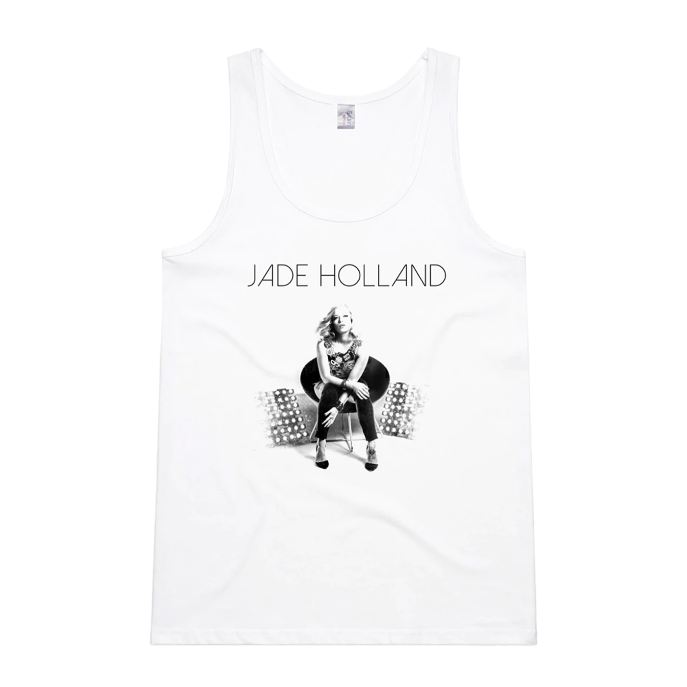 Jade Holland Ladies White Singlet