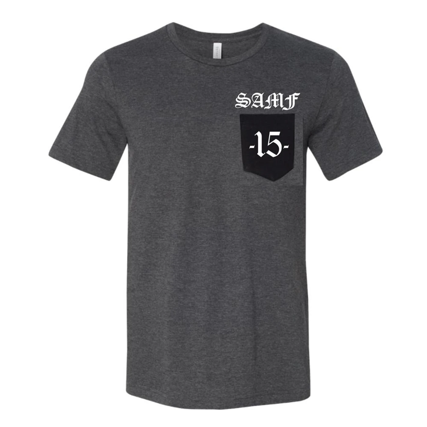 Spring Awakening Music Festival SAMF Old English Pocket Tee