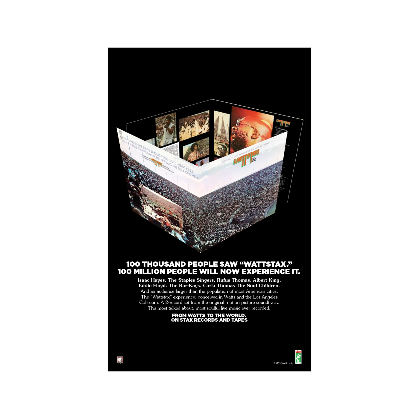 Stax Records Wattstax 11” x 17” Litho Print