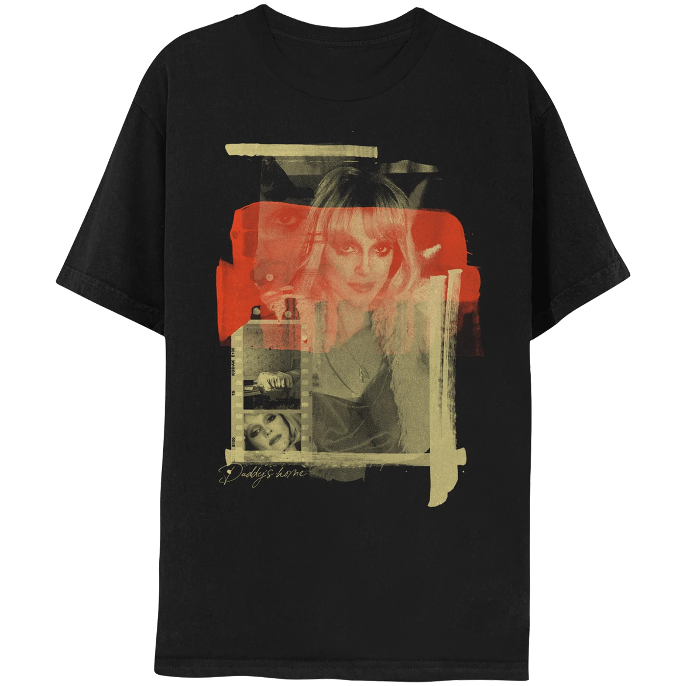 St. Vincent - Daddy's Home STV Logo Black T-Shirt