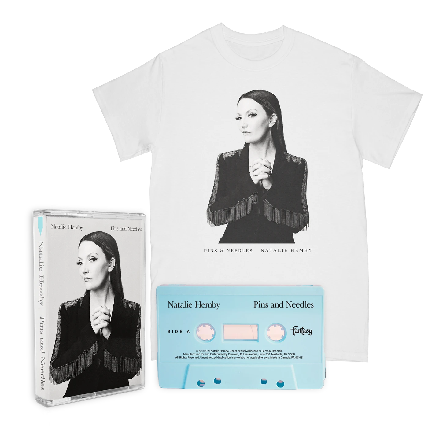 Natalie Hemby Pins And Needles Album + T-Shirt Bundle