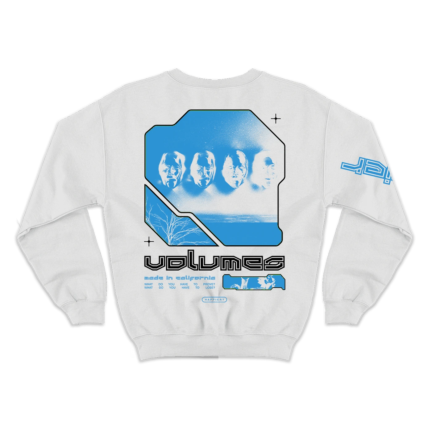 Volumes "Enclosed Faces" Crewneck Sweatshirt