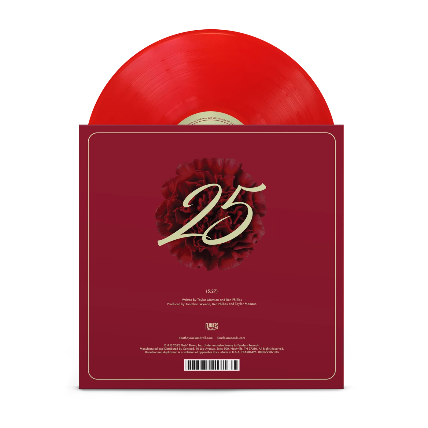 The Pretty Reckless "25" Translucent Red 7"