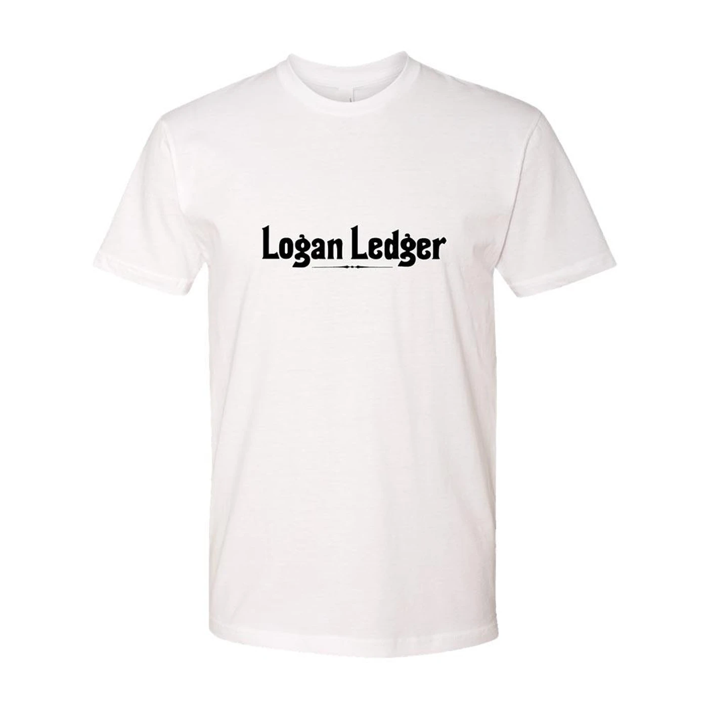 Logan Ledger White Unisex Crew T-Shirt