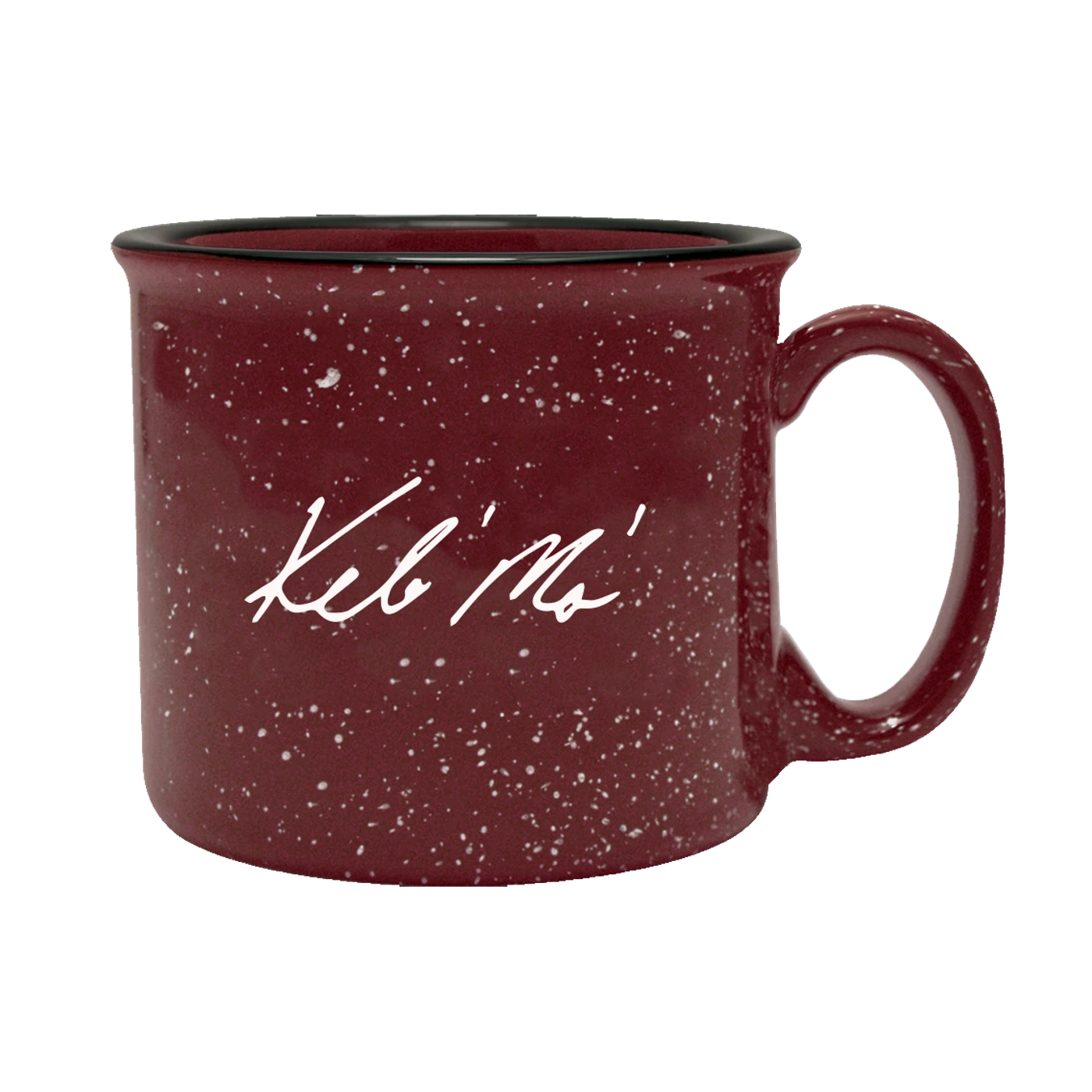 Keb' Mo' Red Splatter Ceramic Camping Mug