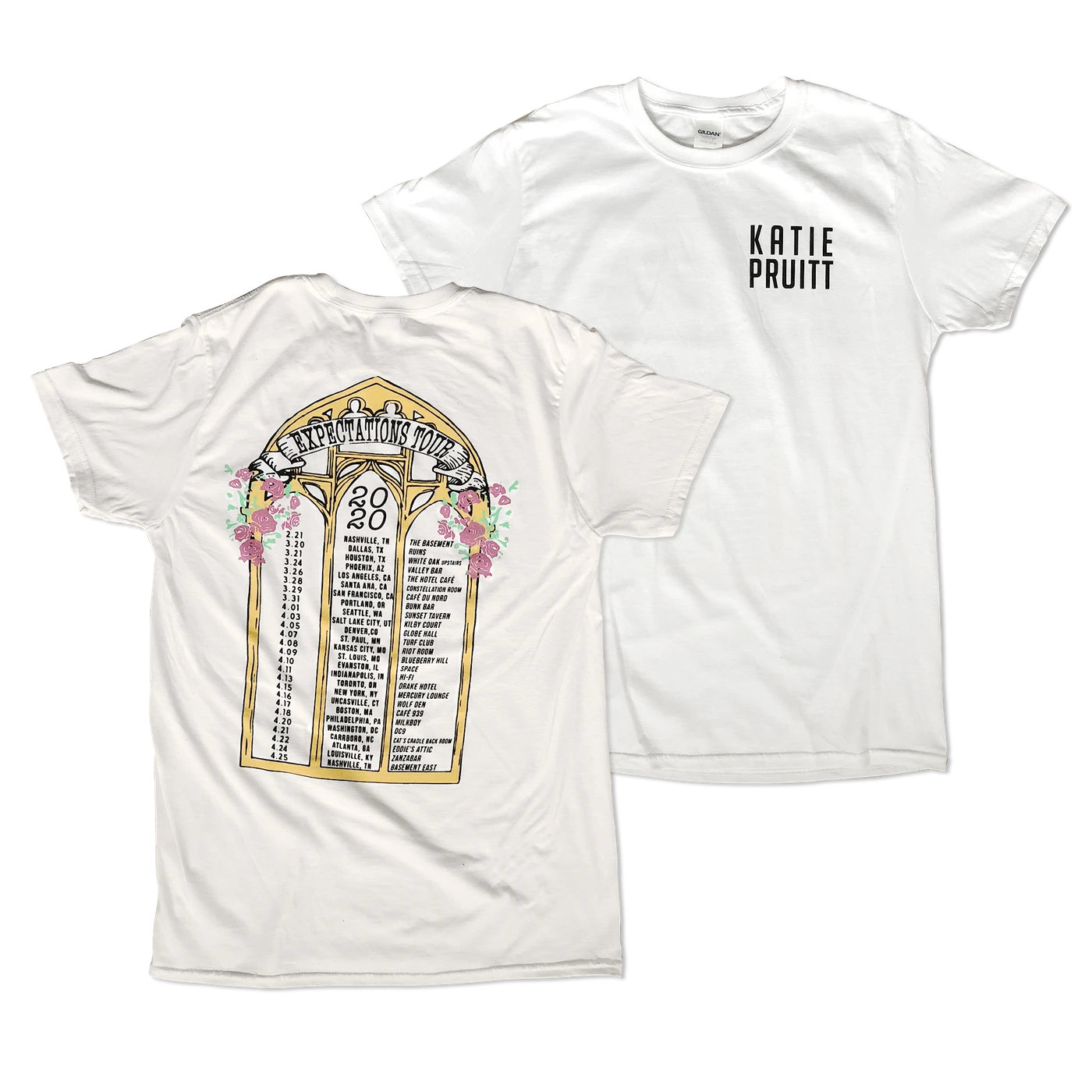 Katie Pruitt White Expectations Tour T-Shirt
