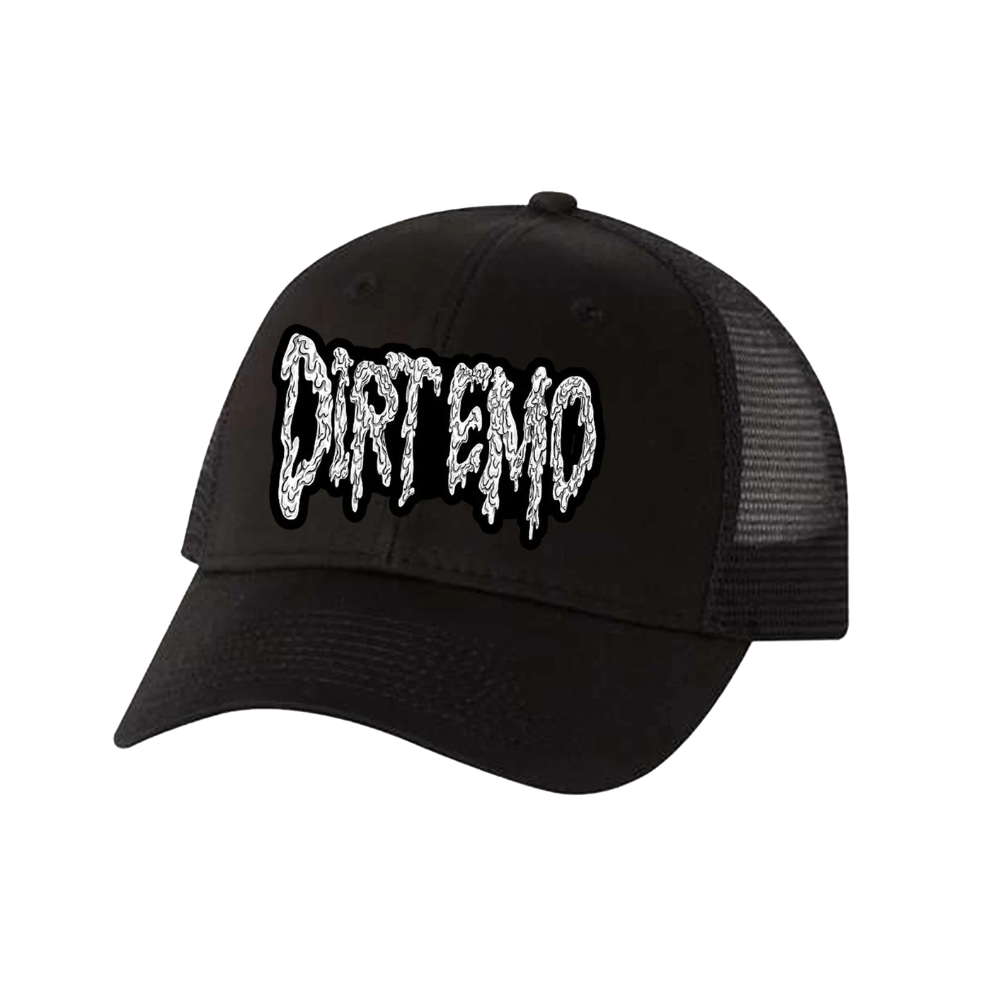 Ruston Kelly Dirt Emo White Slime Woven Patch Trucker Hat