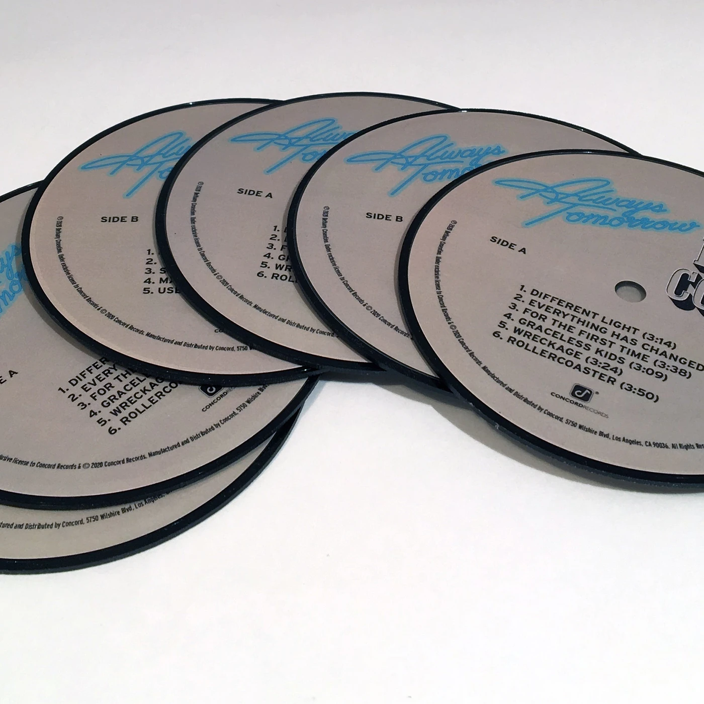 Best Coast Always Tomorrow Vinyl Coaster Set