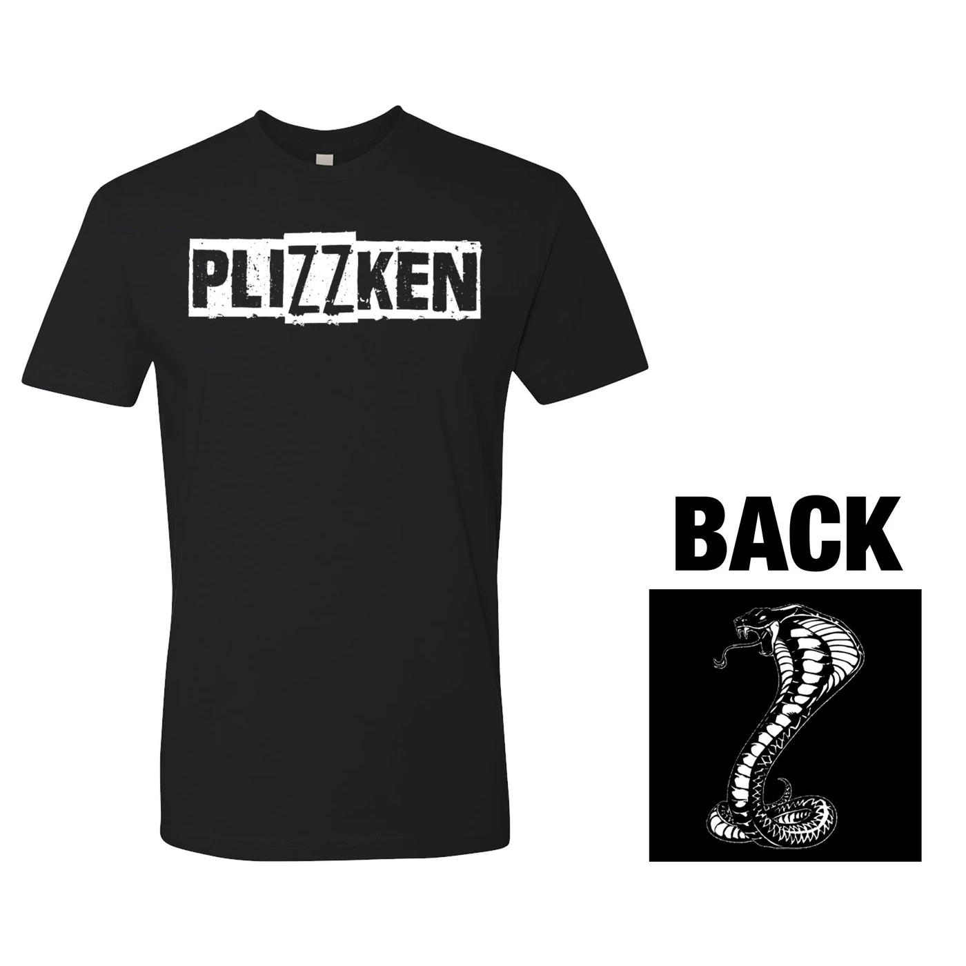 Plizzken - Logo - Black - T-shirt