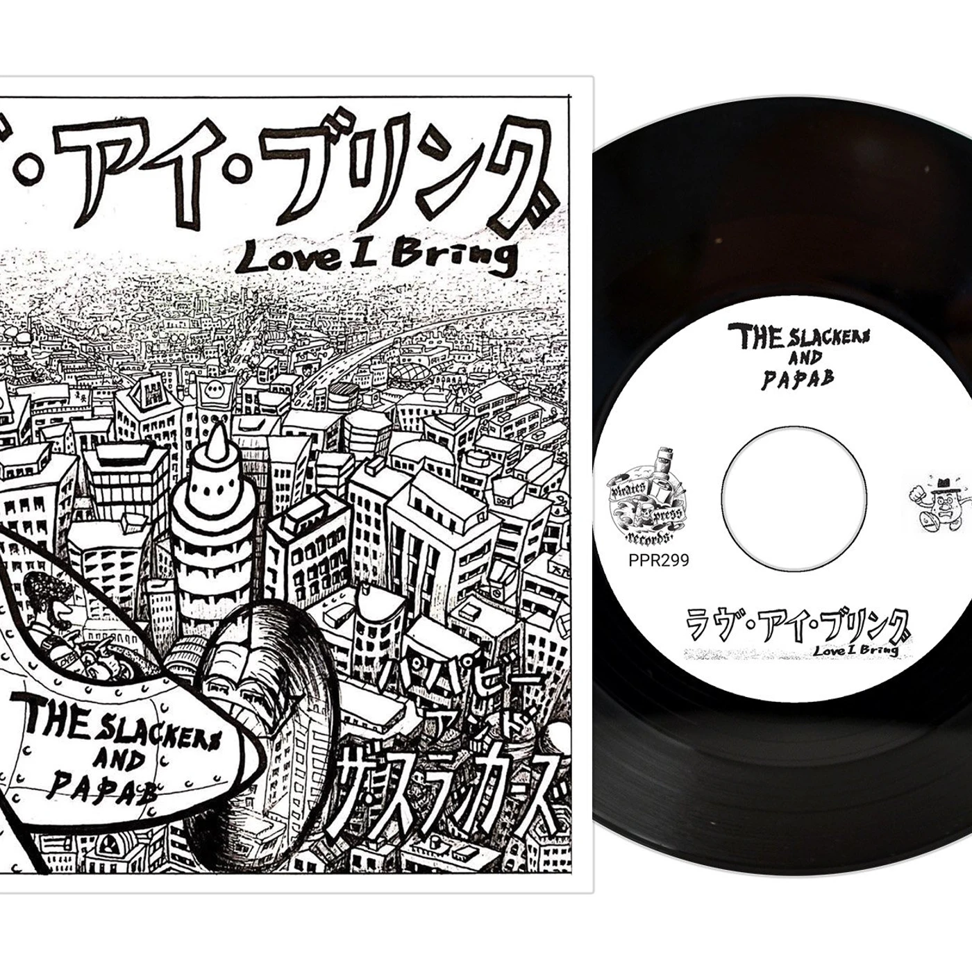The Slackers & Papa B / Sic & Mad - split 7"