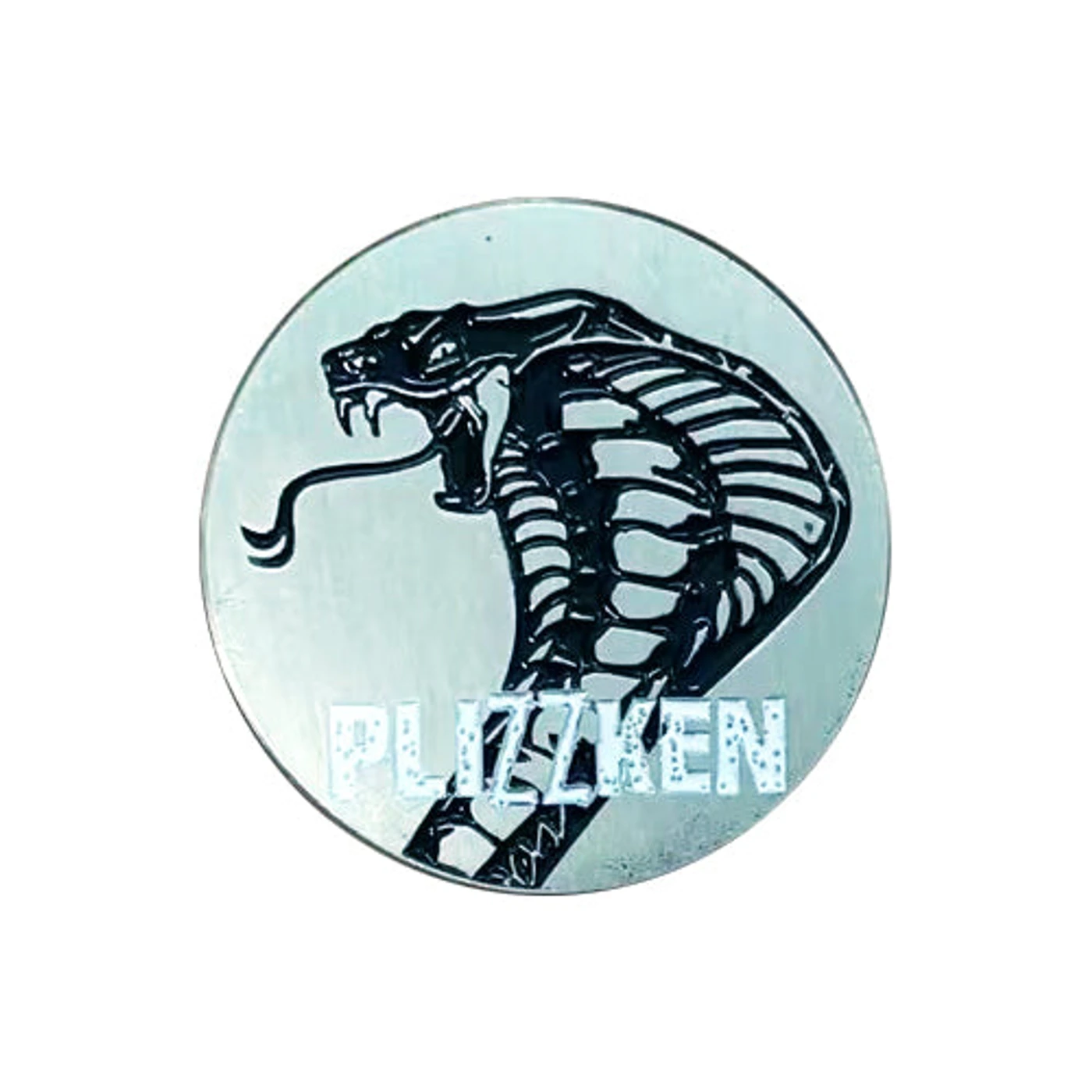 Plizzken - Snake Head - 1.25" Enamel Pin