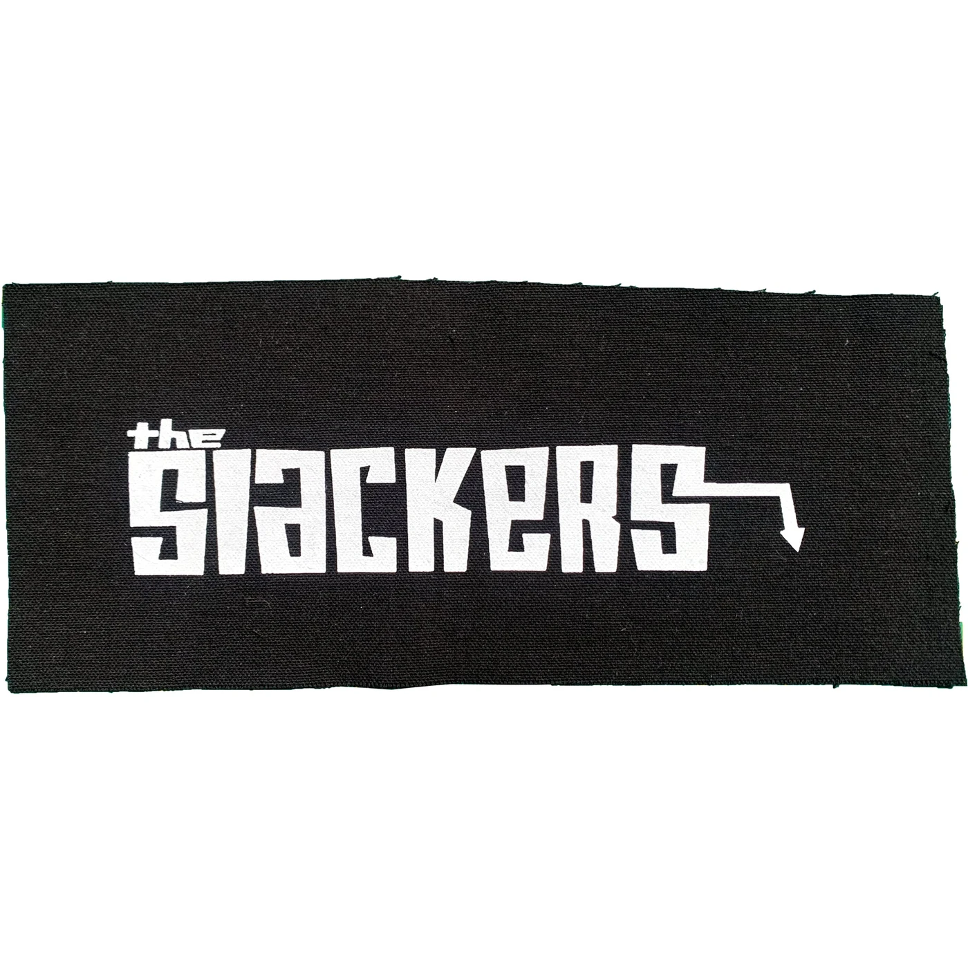 The Slackers - Text Logo - Black - Patch - Cloth - Screenprinted - 8" x 3"