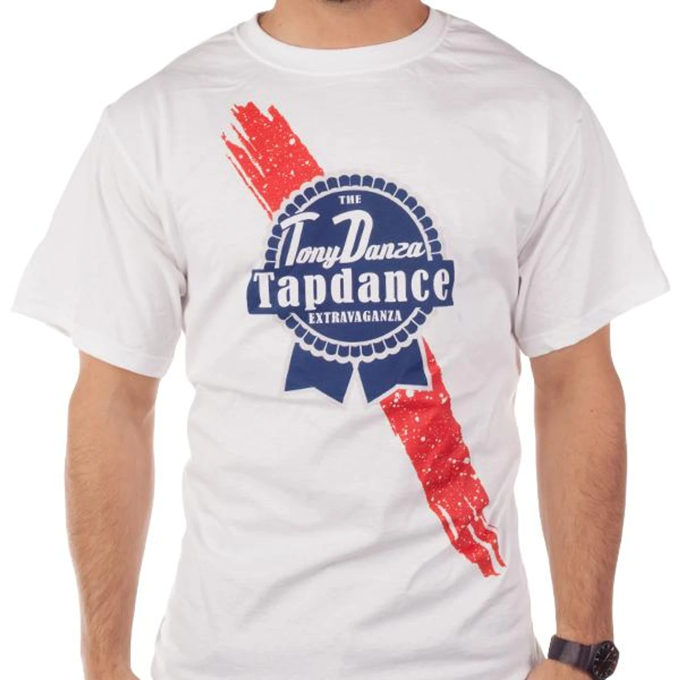 The Tony Danza Tapdance Extravaganza "Pabst Stripe" T-Shirt