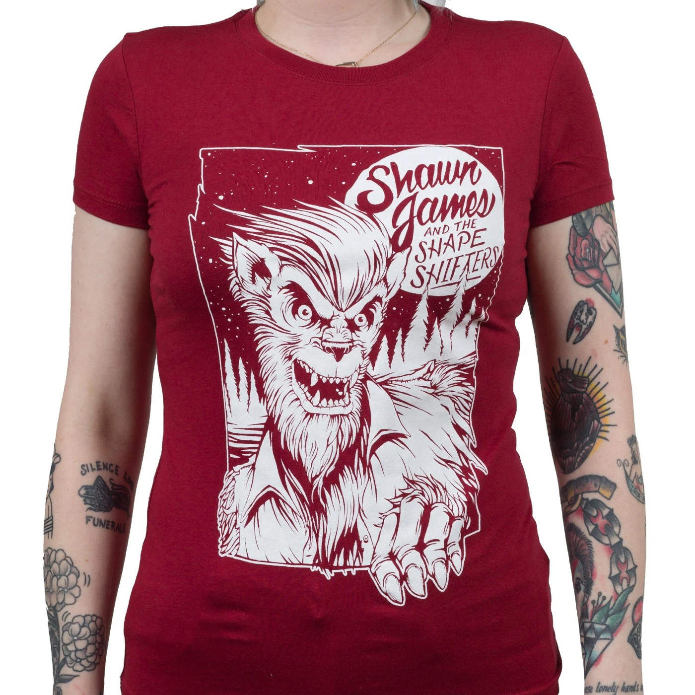Shawn James & The Shapeshifters "Wolfman" Girls T-shirt