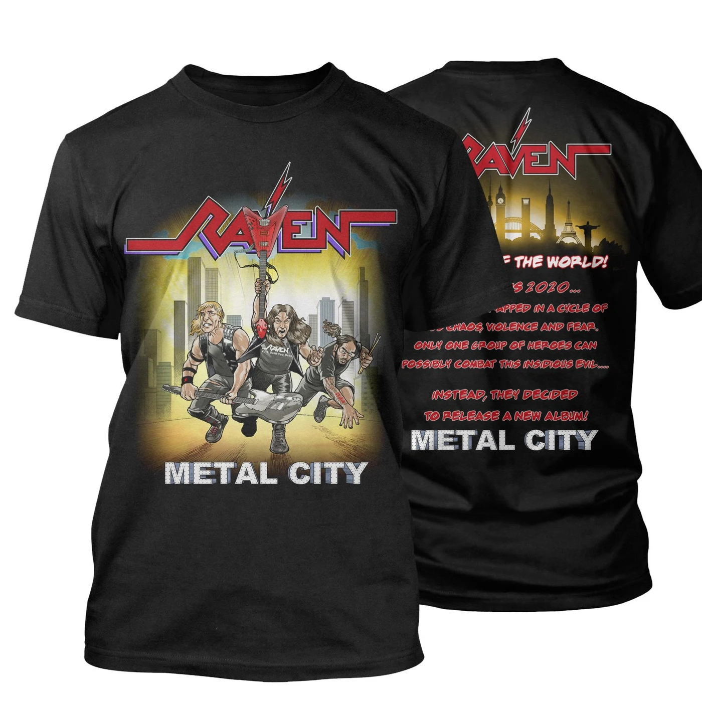 Raven "Metal City" T-Shirt